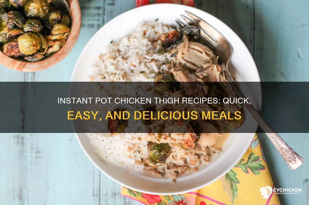 what to make in instant pot with chicken thighs