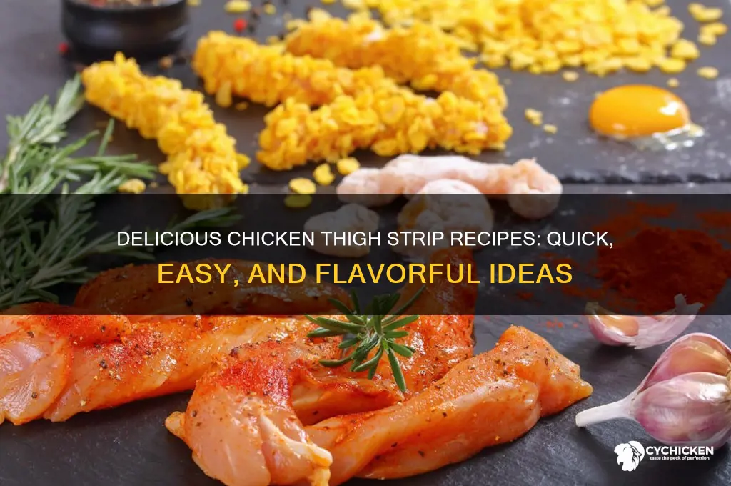 what to make with boneless skinless chicken thigh strips