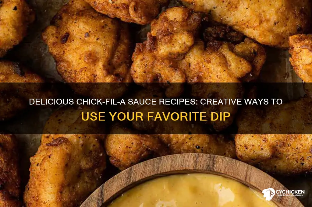 what to make with chick fil a sauce