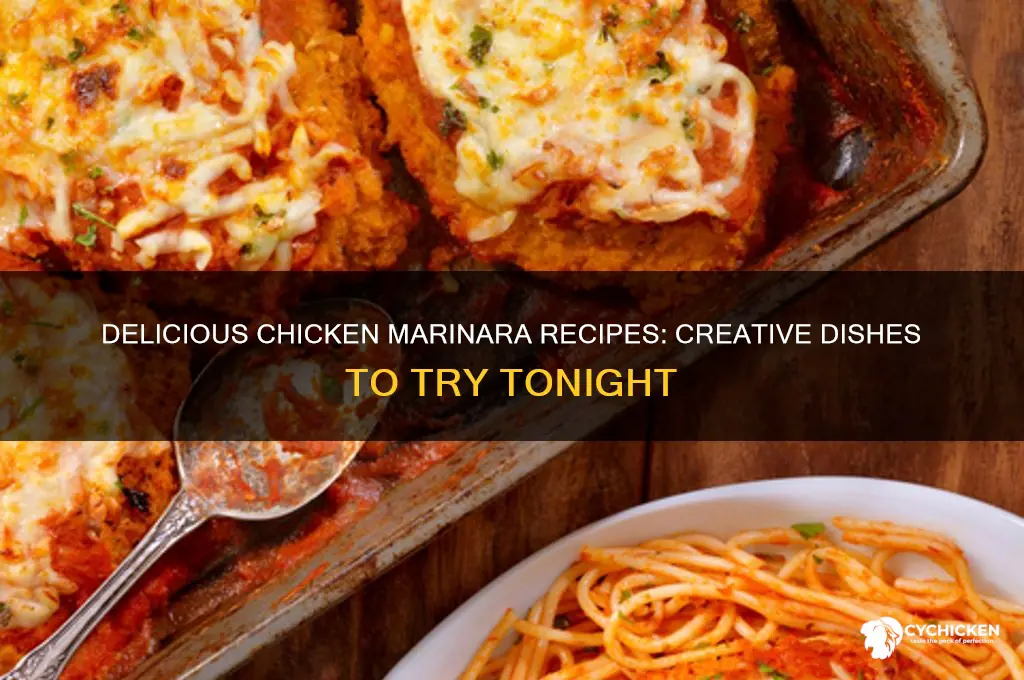 what to make with chicken and marinara sauce