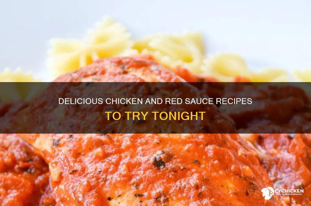 what to make with chicken and red sauce
