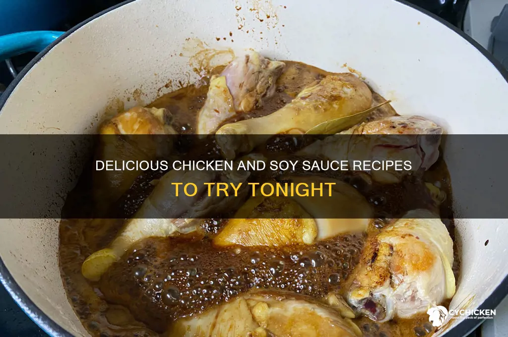 what to make with chicken and soy sauce