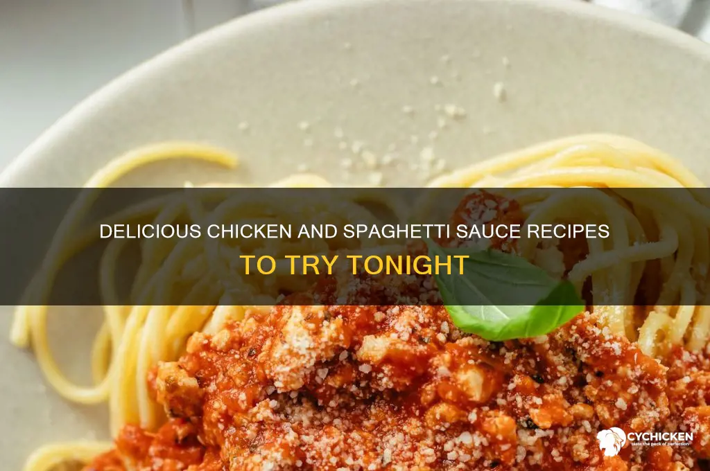 what to make with chicken and spaghetti sauce