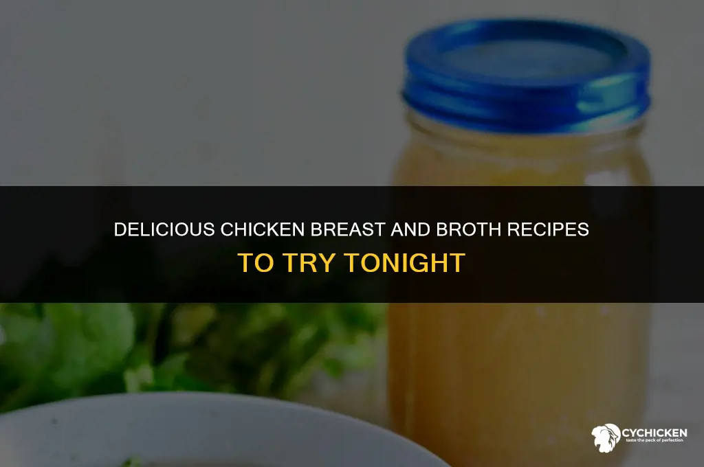 what to make with chicken breast and broth
