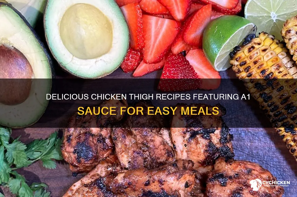 what to make with chicken thighs and a1 sauce