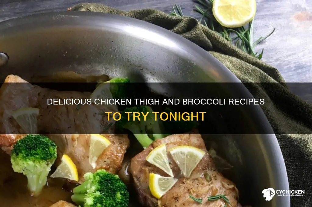 what to make with chicken thighs and broccoli