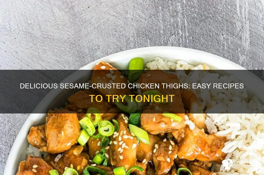 what to make with chicken thighs and sesame