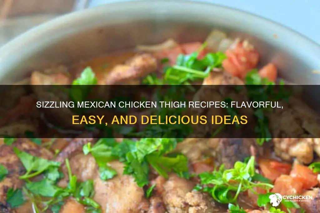 what to make with chicken thighs mexican style