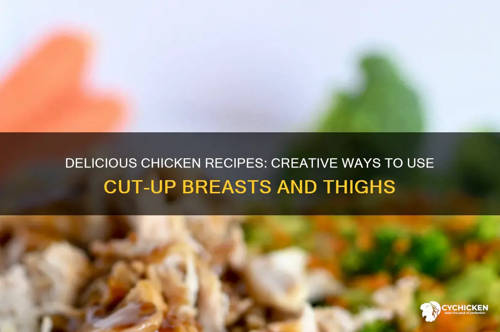 what to make with cut up chicken breast snd thighs