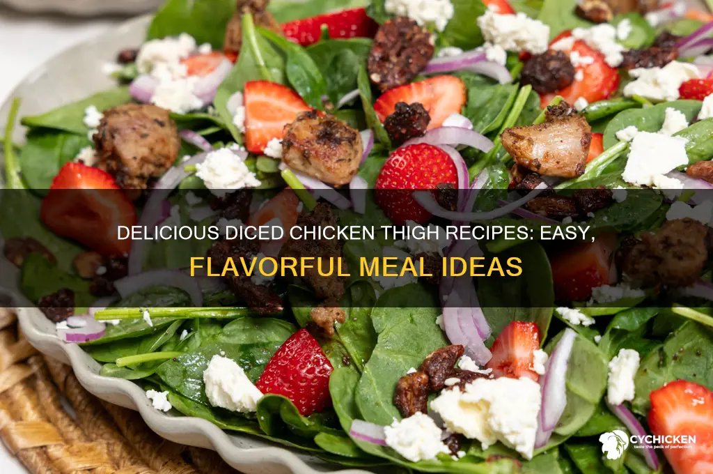 what to make with diced chicken thighs
