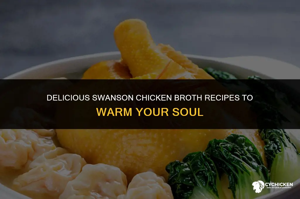 what to make with swanson chicken broth