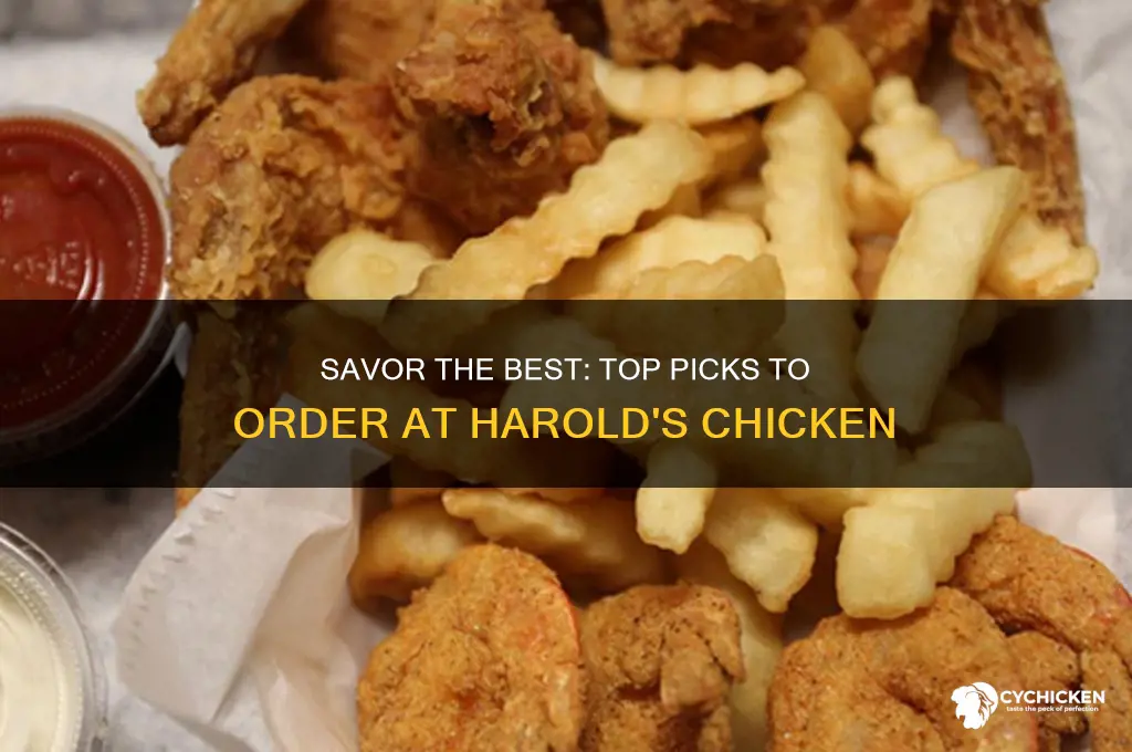 what to order at harold
