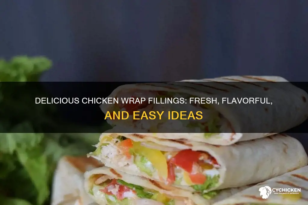 what to out in a chicken wrap