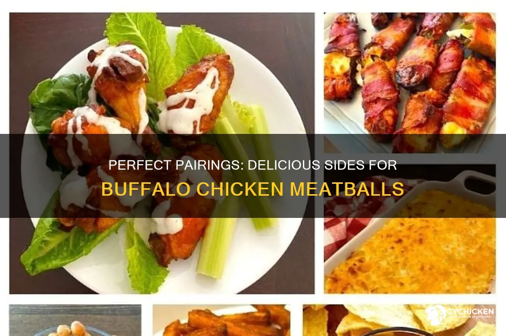 what to pair with buffalo chicken meatballs