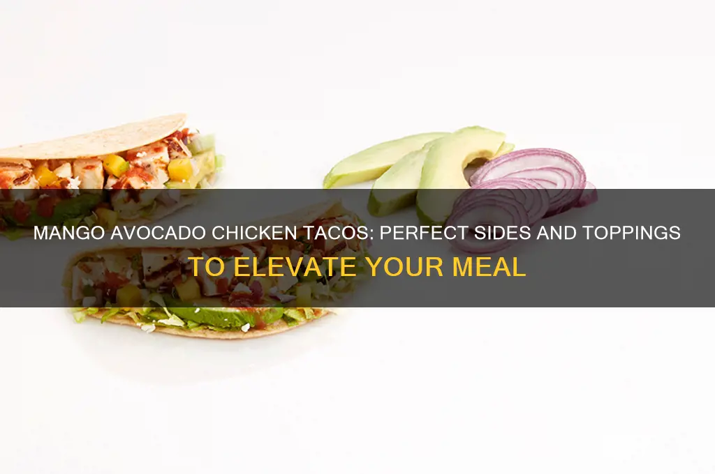 what to pair with mango avocado chicken tacos