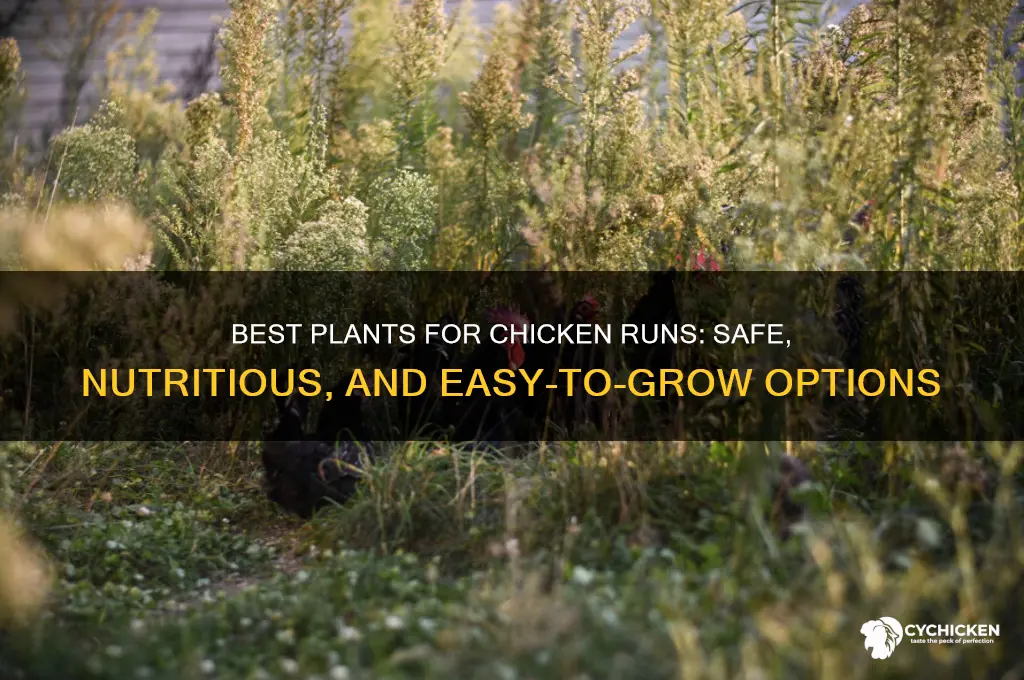 what to plant in my chicken run