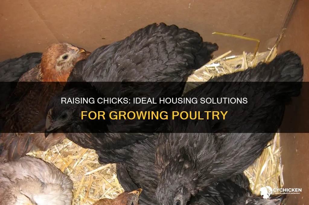 what to put chicks in as they grow
