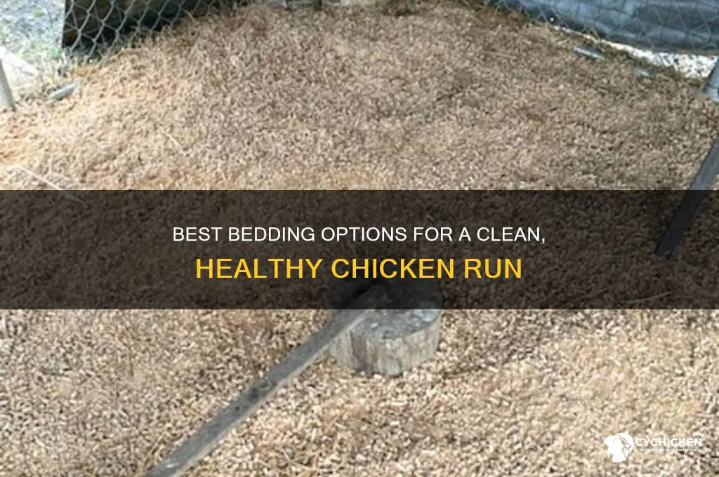 what to put down in chicken run