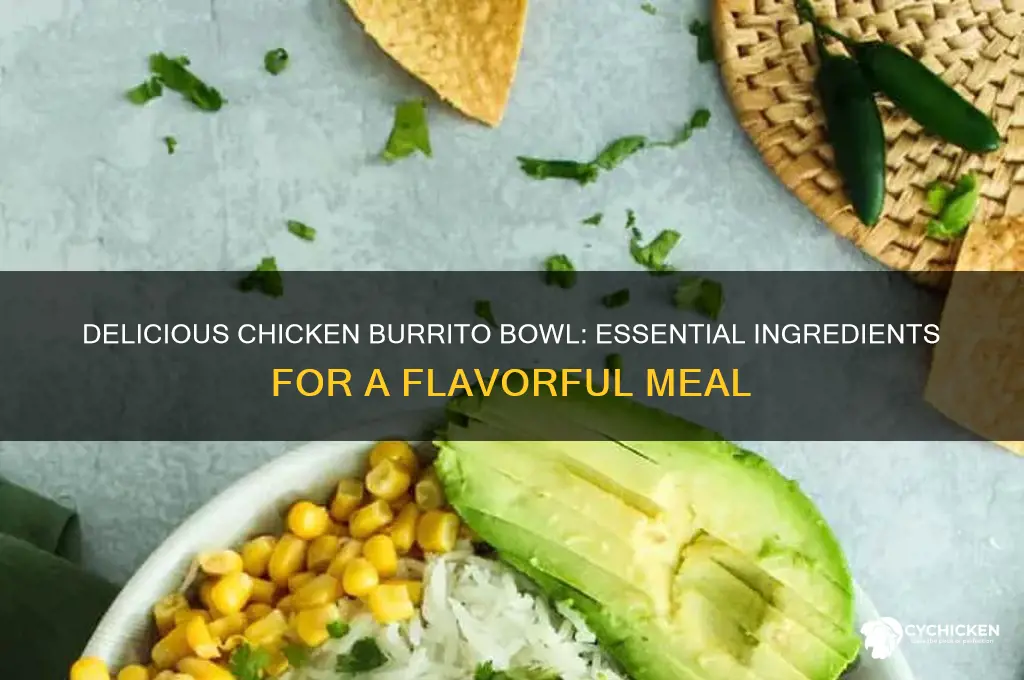 what to put in a chicken burrito bowl