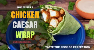 Perfect Chicken Caesar Wrap: Essential Ingredients for a Delicious Meal