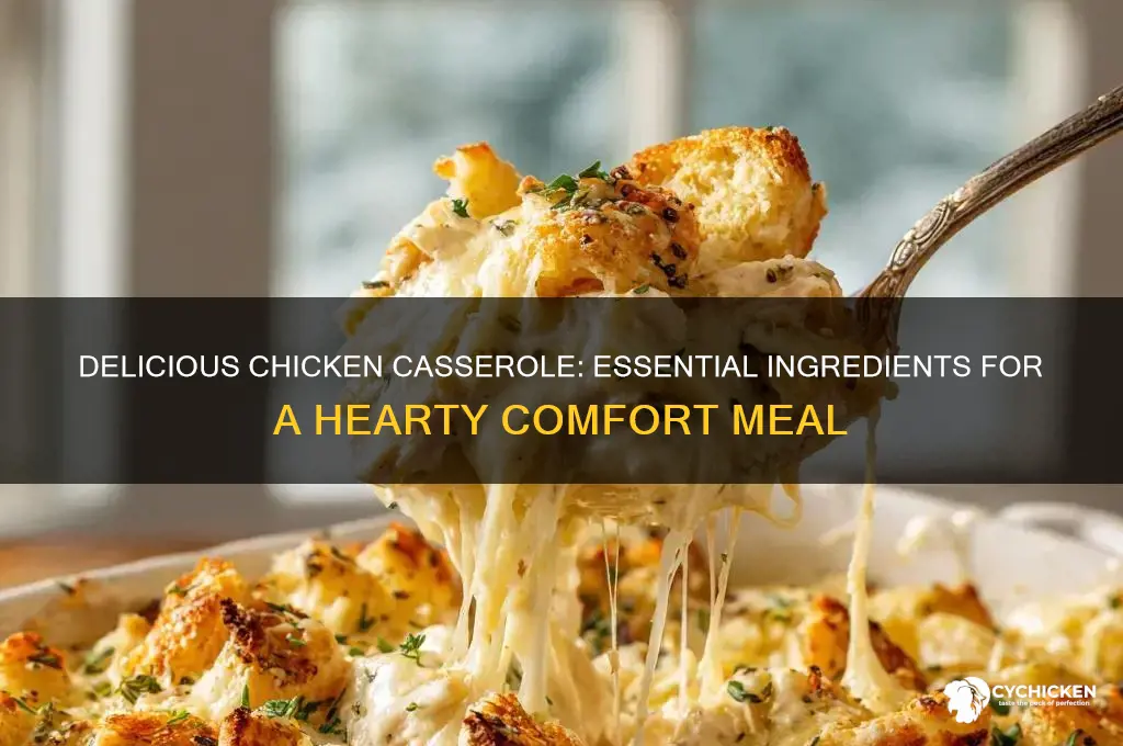 what to put in a chicken casserole