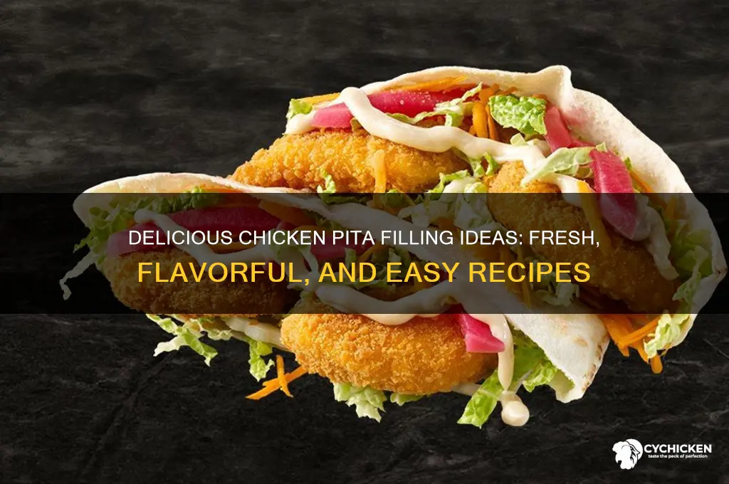 what to put in a chicken pita