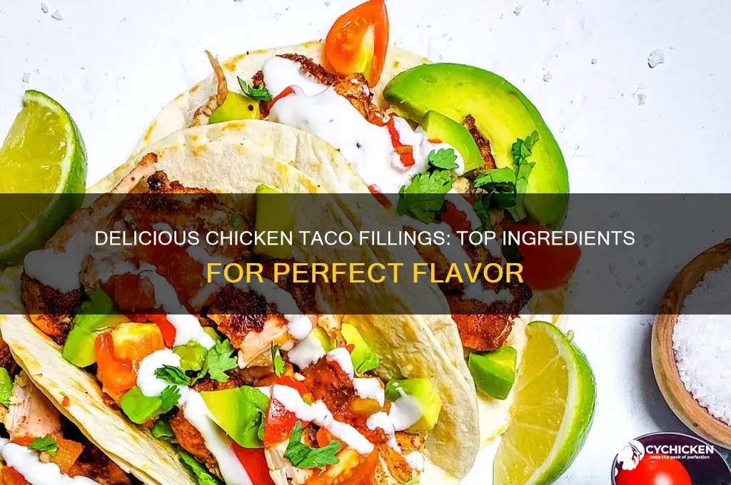 what to put in a chicken taco