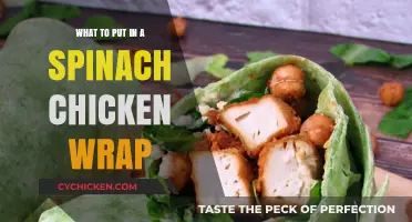 Spinach Chicken Wrap: Fresh, Flavorful, and Healthy Filling Ideas