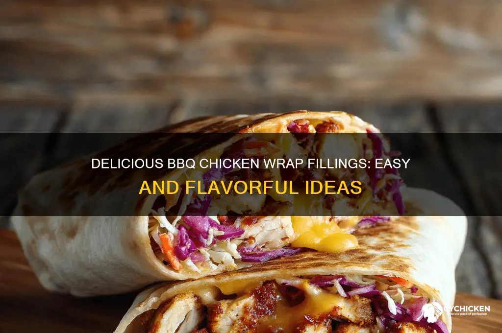 what to put in bbq chicken wrap