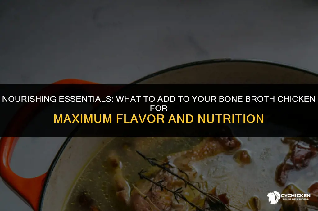 what to put in bone broth chicken