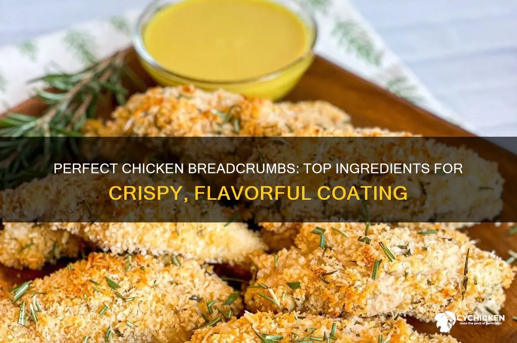 what to put in breadcrumbs for chicken