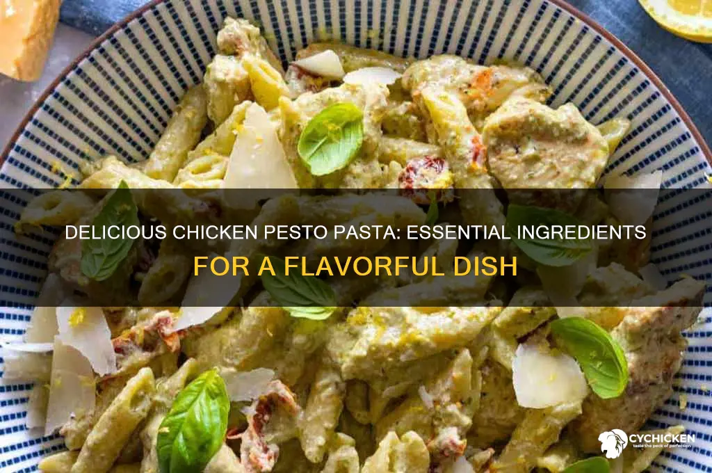 what to put in chicken pesto pasta