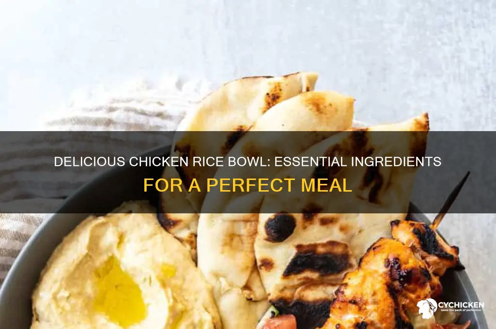 what to put in chicken rice bowl