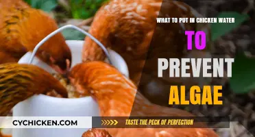 Preventing Algae in Chicken Water: Natural Additives