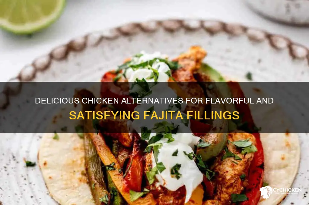 what to put in fajitas instead of chicken