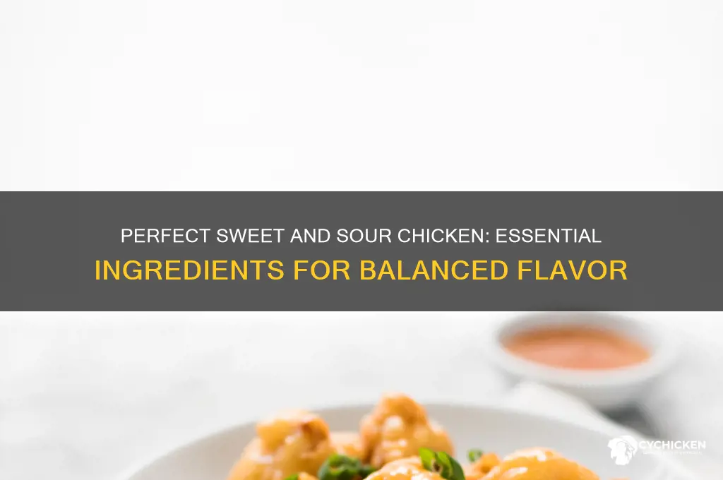 what to put in sweet and sour chicken