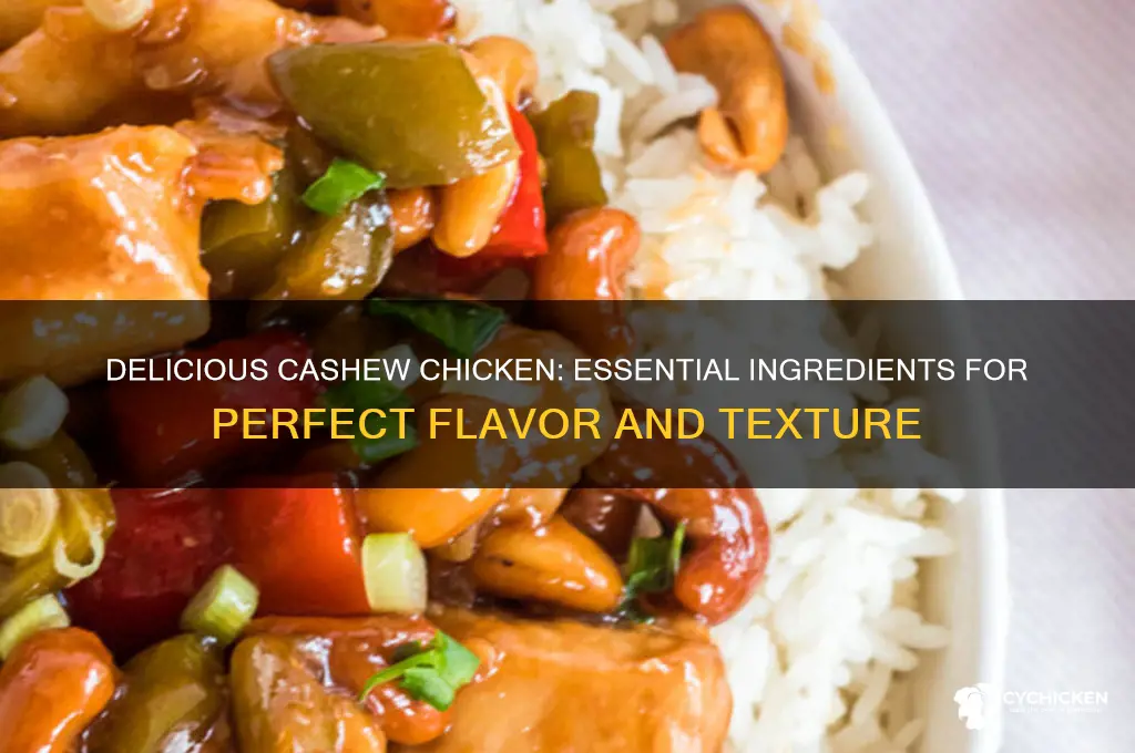 what to put in your cashew chicken