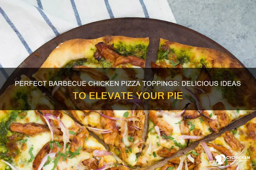what to put on a barbecue chicken pizza