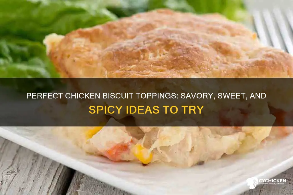 what to put on a chicken biscuit