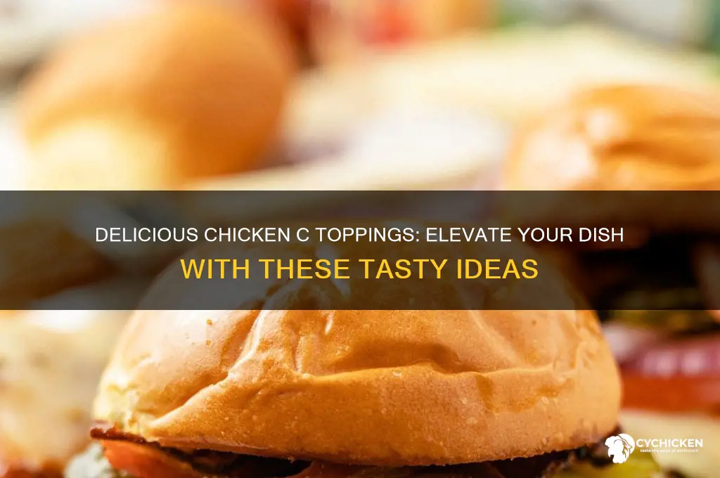 what to put on a chicken c