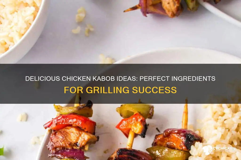 what to put on a chicken kabob