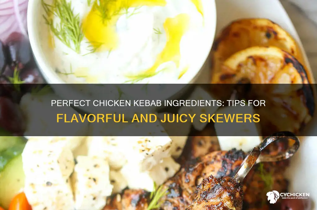 what to put on a chicken kebab
