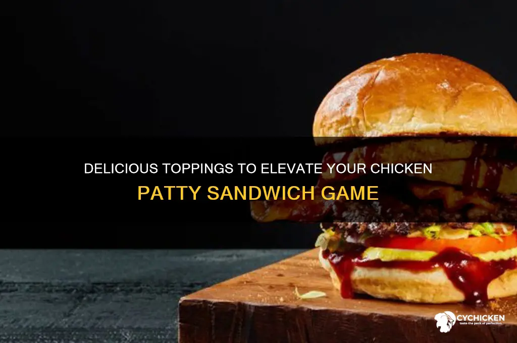 what to put on a chicken patty