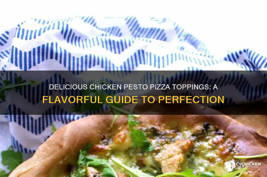 what to put on a chicken pesto pizza