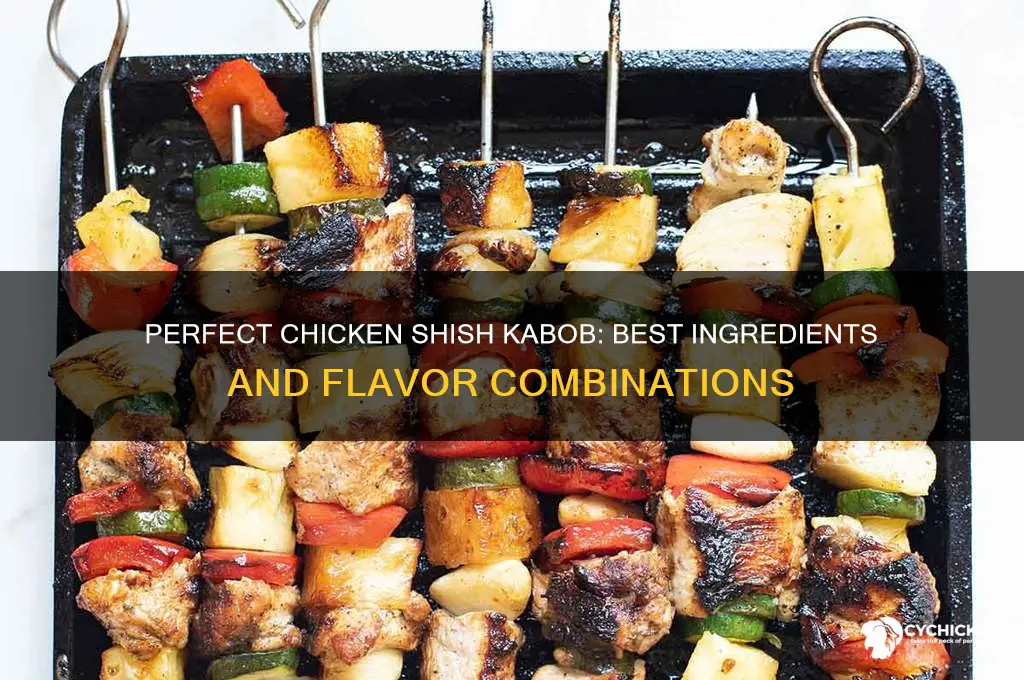 what to put on a chicken shish kabob