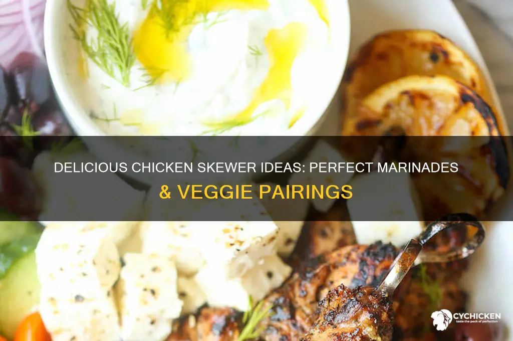what to put on a chicken skewer