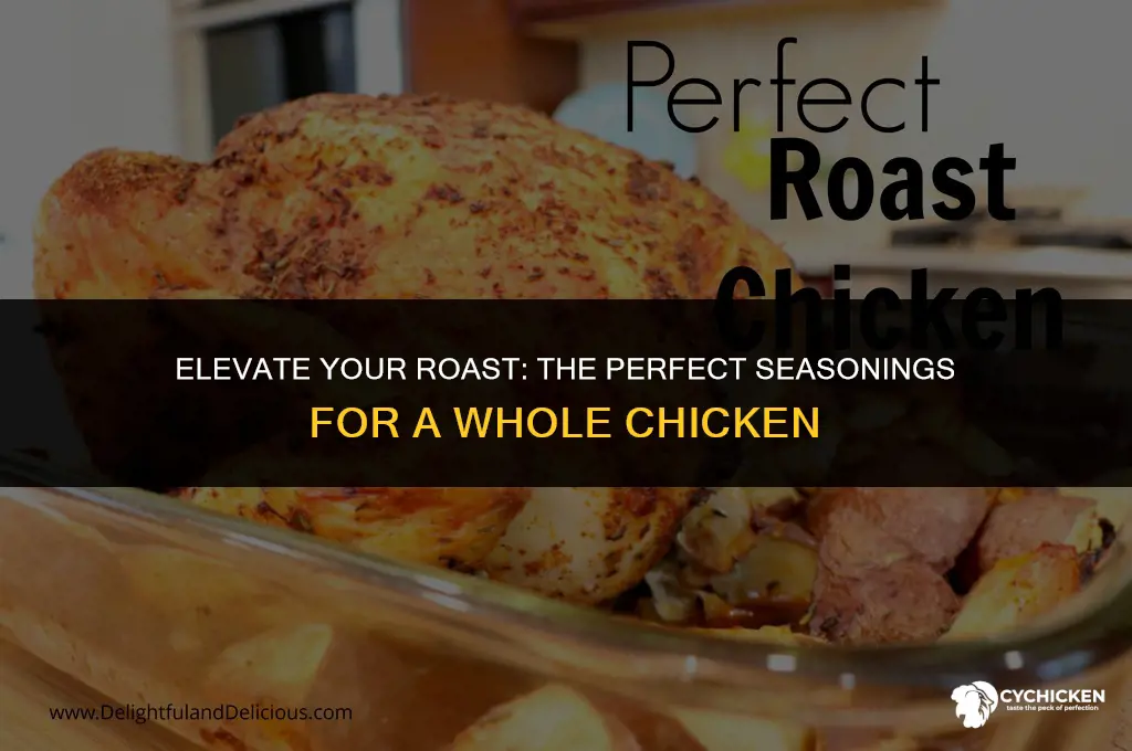 what to put on a whole chicken before baking
