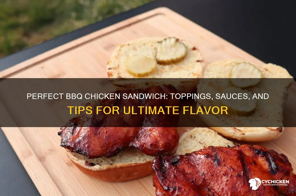 what to put on bbq chicken sandwich