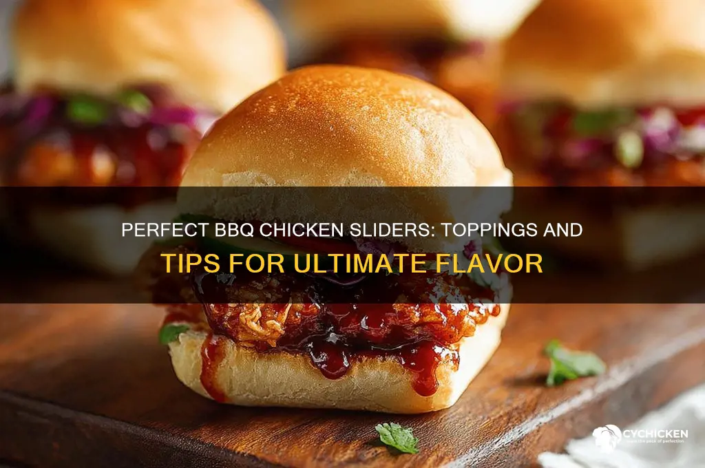 what to put on bbq chicken sliders