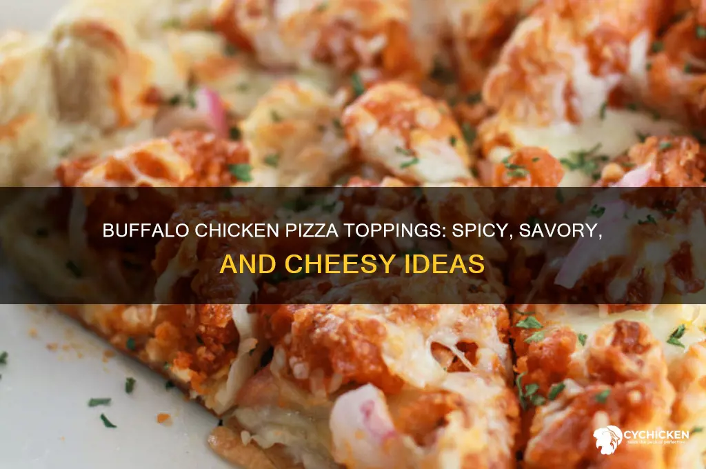 what to put on buffalo chicken pizza